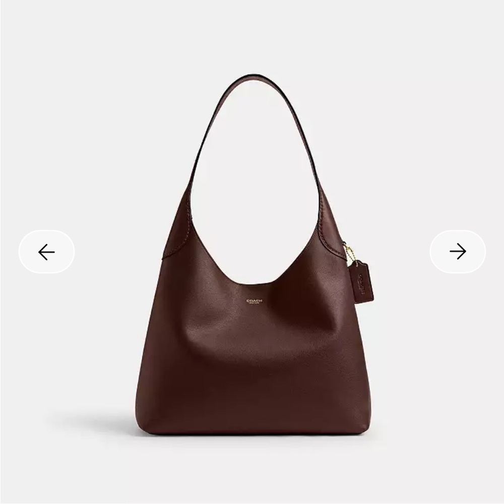 Coach Brooklyn 34 Bag in Merlot $395 LIKE NEW
